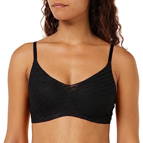 Sloggi Damski biustonosz Zero Lacy H Soft Bra, czarny, S