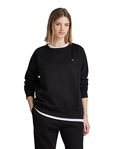 G-STAR RAW, Damski sweter Premium Core 2.0, Schwarz (Dk Black C235-6484), M