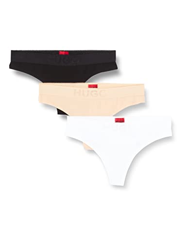HUGO Damskie stringi Triplet Thong Easy Stringi (opakowanie 3 szt.), Open Miscellaneous965, XXL