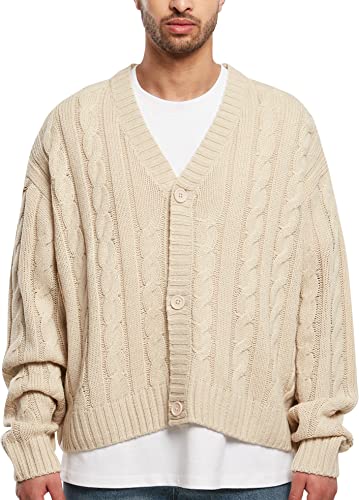 Urban Classics Męskie bluzy z kardiganem Boxy, trawa softseagrass, XXL