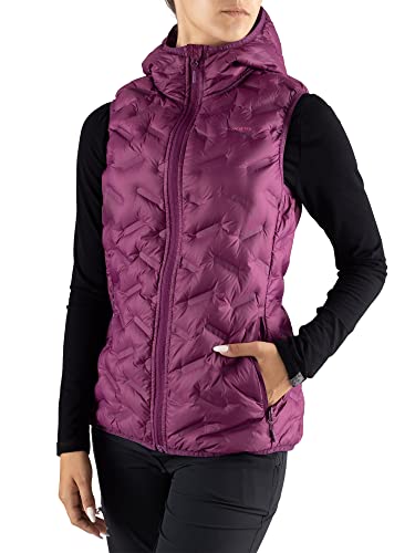 VIKING Aspen kamizelka damska 600/24/6633/0900 z kaczym puchem, lekka, wygodna i ciepła, Rosa, S