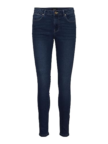 VERO MODA Dżinsy damskie, niebieski (medium blue denim), 32/L-XXL