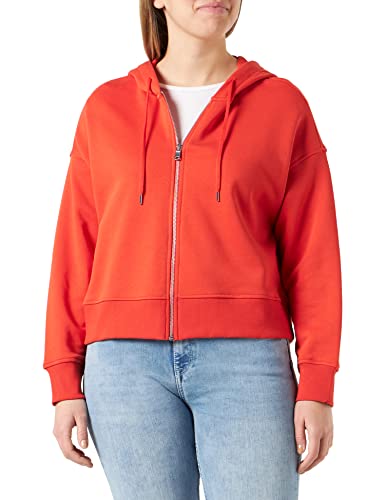 United Colors of Benetton Damska bluza z kapturem Giacca C/CAPP M/L 3OJAD500B, Rosso 3T5, S, rosso 3t5, S