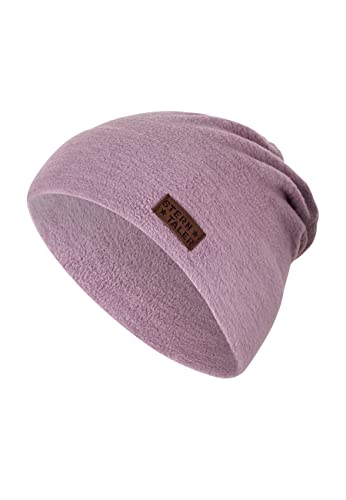 Sterntaler Dziewczęca czapka typu Slouch Beanie melanż, fioletowa, 49