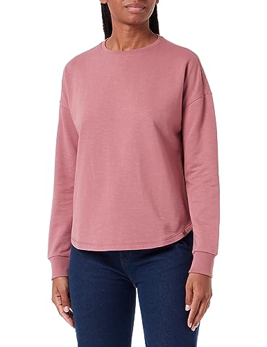 camel active Damska bluza z okrągłym dekoltem z czystej bawełny, Rosewood, M