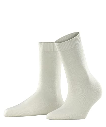 FALKE Kobiety Skarpety Cosy Wool W SO Wełna Merynosa Kaszmir jednokolorowe 1 Para, Biały (Off-White 2049), 39-42