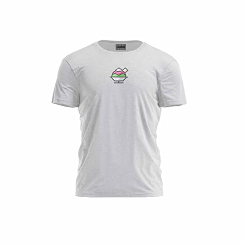 Bona Basics, Druk cyfrowy, męska koszulka podstawowa,%70 bawełna%30 poliester, szary, na co dzień, męskie topy, rozmiar: XL, szary, XL