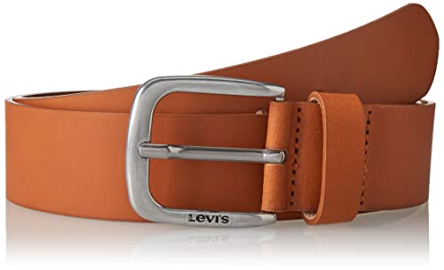 Levi's Logo Buckle Belt Pasek Męski, Brązowy, 75