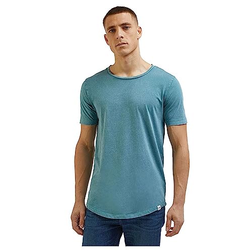 Lee T-shirt męski SHAPED TEE, niebieski, M