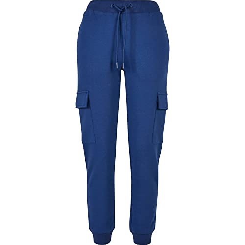 Urban Classics Damskie spodnie cargo Sweat Pants, kosmiczny b??kit, 4XL