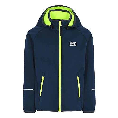 Lego Wear Chłopięca kurtka softshellowa, wodoodporna, wiatroszczelna, oddychająca kurtka, 590a, 98 cm