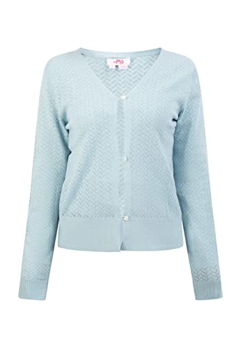 myMo Kardigan damski 12426724, jasnoniebieski, M