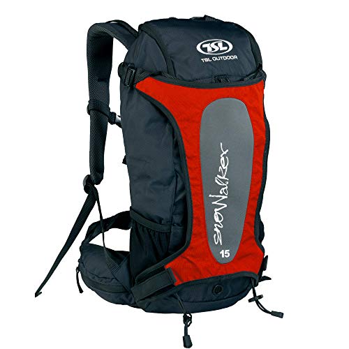 TSL Plecak śnieżny unisex, czerwony, jeden rozmiar