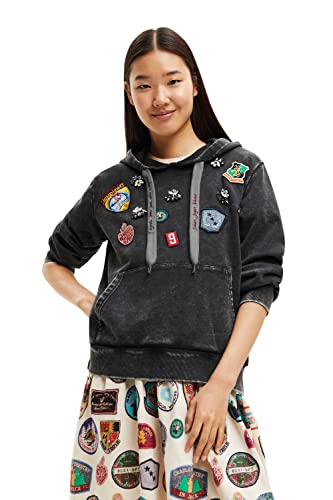Desigual Sweter damski, czarny, XL