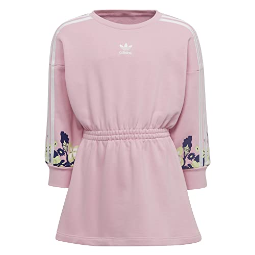 adidas Unisex sukienka dla niemowląt, różowa/biała (różowo-czerwona/biała), 6 szt