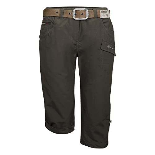 G.I.G.A. DX Damskie spodnie Capri z paskiem/krótkimi spodniami - GS 35 WMN PNTS, ciemnoszare 48, 38200-000