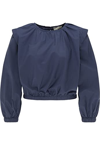 DreiMaster Vintage Damska bluzka koszulowa, granatowa, XL (DE), morski, XL
