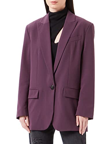 Sisley Damska kurtka 2KVXLW00C Jacket, Nocturnal Purple 35N, 48