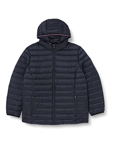 Tommy Hilfiger Damska kurtka CRV LW Wyściełana GLB w paski, Desert Sky, 54, Pustynne niebo