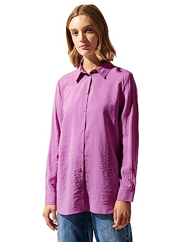Street One Damska bluzka koszulowa, Meta Lilac, 38