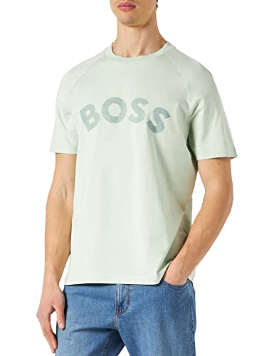 BOSS Koszulka męska, Otwarty zielony 361, XL