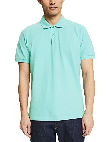 ESPRIT męska koszulka polo, 480/Light Turquoise, M