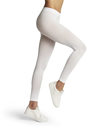 FALKE Kobiety Legginsy Pure Matt 50 DEN W LE Półprzezroczyste 50 Den Trwałe półprzezroczyste jednokolorowe 1 Sztuka, Biały (White 2209), M-L