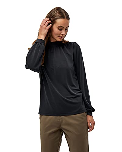 Peppercorn Damska bluza Lana, czarny, L