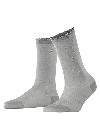 FALKE Kobiety Skarpety Bold Dot W SO Trwała Organiczna Bawełna jednokolorowe 1 Para, Szary (Silver 3290), 35-38