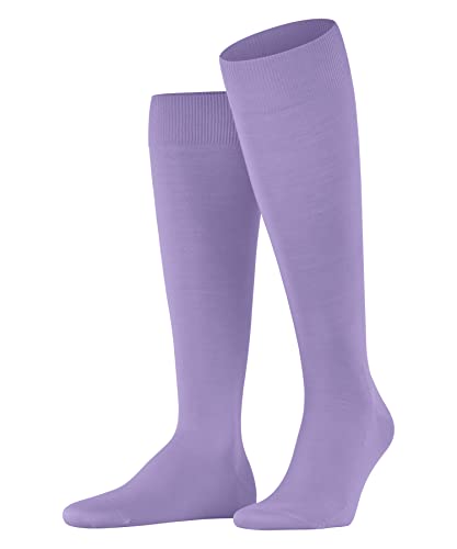 FALKE Mężczyźni Podkolanówki ClimaWool M KH Trwały Lyocell Wełna długie jednokolorowe 1 Para, Fioletowy (Lupine 6903), 45-46