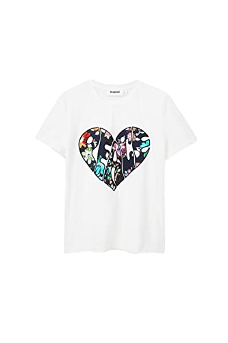 Desigual T-shirt damski, biały, M