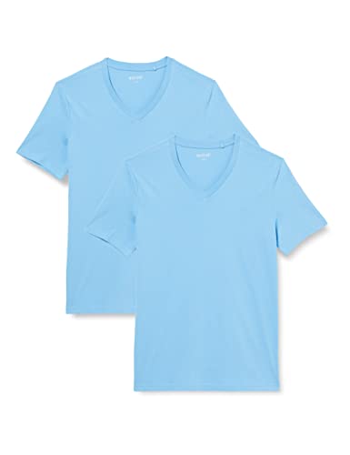 MUSTANG T-shirt męski (2 sztuki), Bonnie Blue 5094, M