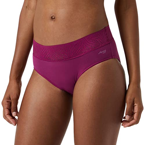 sloggi Damskie spodnie Period Pants Hipster Light 2P Slip, Wine, XS, Wine, XS