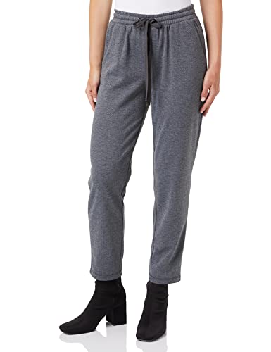 Springfield Damskie spodnie do biegania z nadrukiem, średni szary, 34, średni szary, 36