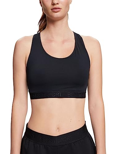 ESPRIT Sports Damski biustonosz treningowy CRD Crop Top, czarny, L