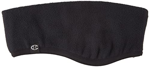 Champion Unisex_dorośli akcesoria sportowe opaska na głowę na zimną pogodę, czarna, jeden rozmiar