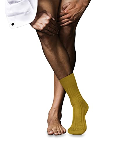 Falke No. 13 Finest Piuma Cotton Skarpetki męskie, Żółty (Mimosa 1265), 39/40 EU