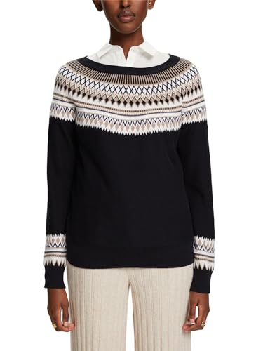 ESPRIT Sweter damski, 003/Black 3, XS
