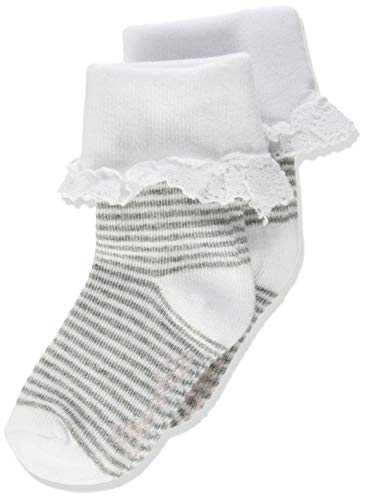 Sterntaler Baby-söckchen Ringel/Rüsche Pończochy Bimba, Mel D' Argento., 14