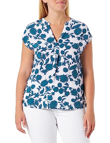 s.Oliver BLACK LABEL bluzka damska krótki rękaw, Blue Green, 40
