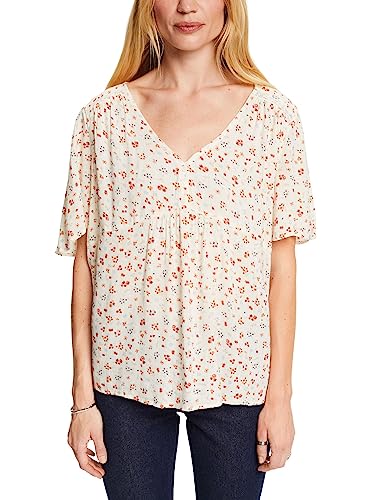 ESPRIT Damska bluzka 043EE1F305, 104/WHITE 5, M, 104/White 5, M