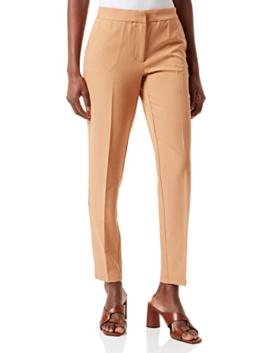 ONLY JdY Damskie spodnie Jdycheetah Mw Pant WVN, Indian Tan, 38W / 34L