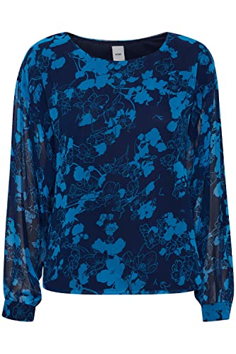 ICHI Damska bluzka IHCHIFFY LS2, 194010/Total Eclipse, 40