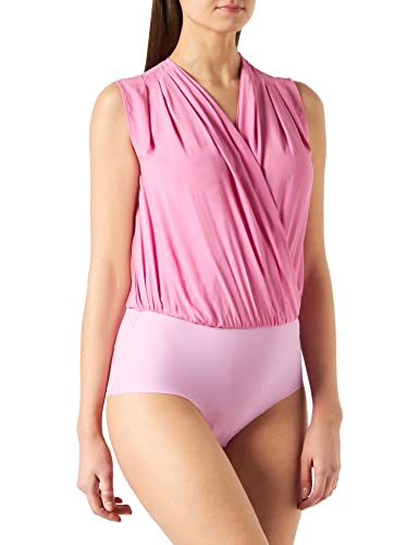 Pinko Ines 11 Body Crepe De Chine, Modny biustonosz damski, P22_różowy Logo, 30