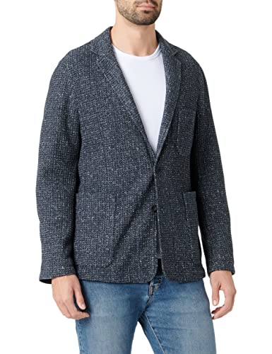 camel active Męska marynarka 442305/8I37, luźny blezer, Night Blue, 25