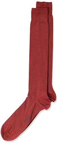 FALKE ClimaWool, Długie skarpetki Męskie, Wełna, Czerwony (Rust 8214), 45-46 opakowanie 1, Czerwony (Rust 8214), 45-46 EU
