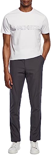 Hackett London Spodnie męskie Hs Commuter TRS, Szary (lodowo-szary), 32W / 34L