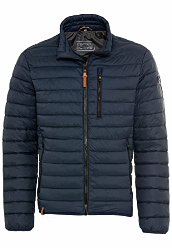 camel active Kurtka męska, lekka, pikowana kurtka bez kaptura, Ciemnoniebieski (Navy), 62