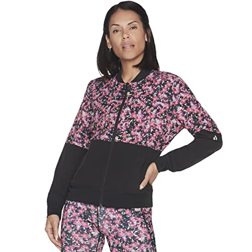 Skechers Damska kurtka bomberka SKECHWEAVE Fantasy Fields, L, Fields fantasy, L