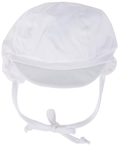 Sterntaler Czapka dla dzieci, Biały (Weiss 500), 37 (Taglia unica: 37)